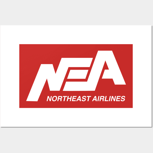 Northeast Airlines Wall Art by MindsparkCreative